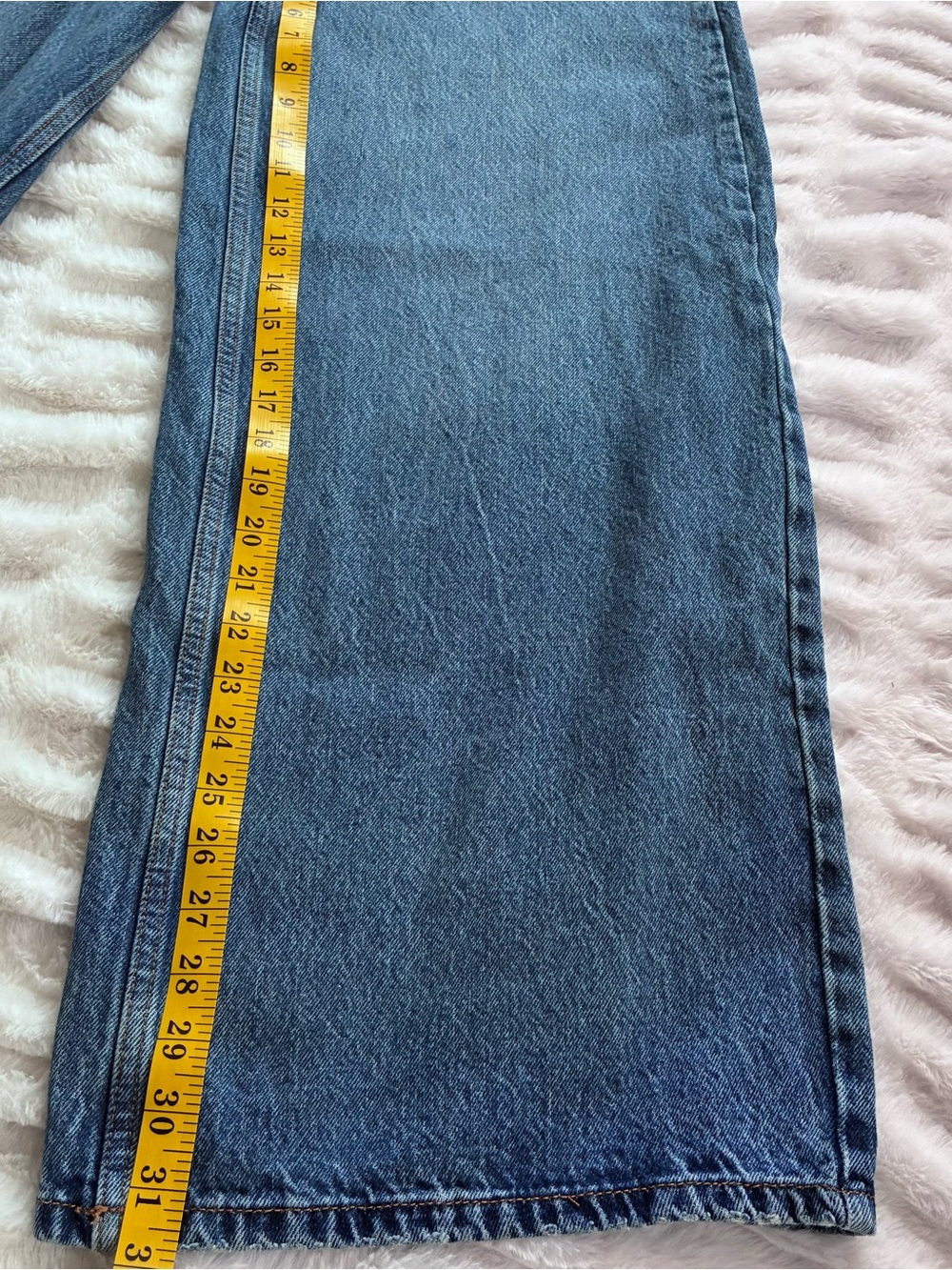 Zara High Waisted X Wide Leg Denim Jeans - TRF - Size 2 - Picture 7 of 9